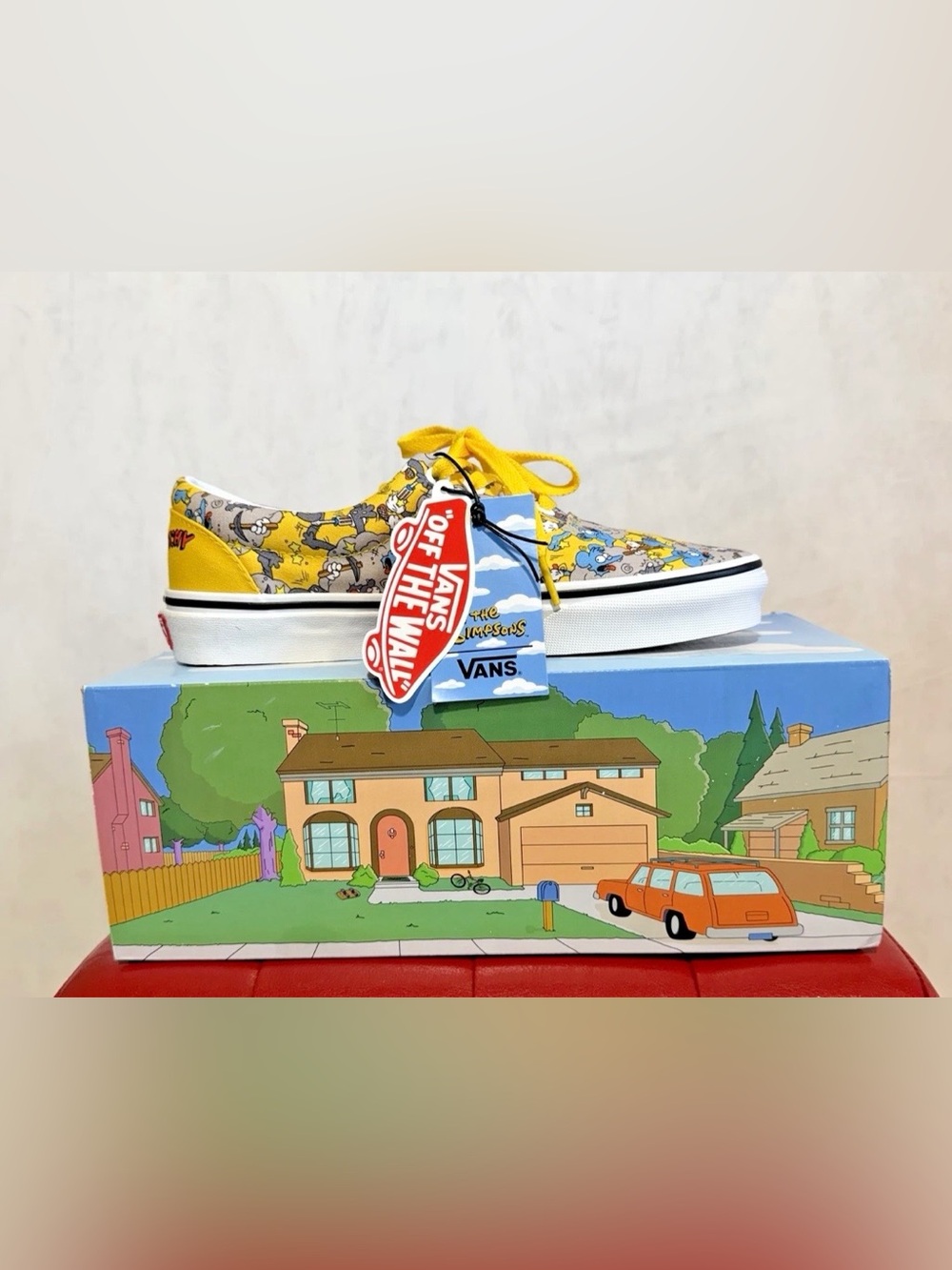 VANS Era x The Simpsons Itchy & Scratchy 2020 Size 7.5 Womens/6 Mens, NEW W/ BOX